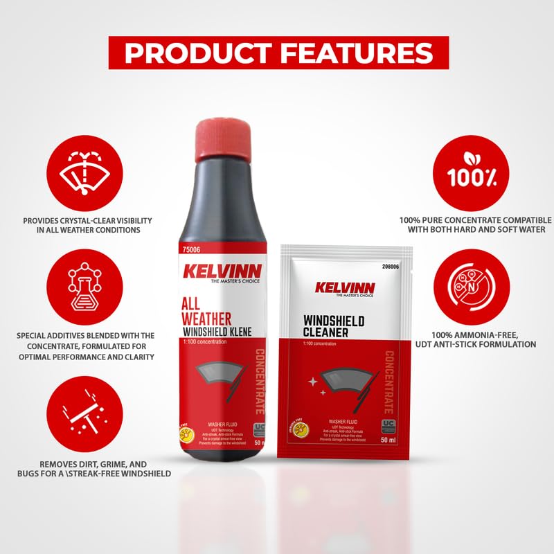 KELVINN Windshield Glass Cleaner (50ml)