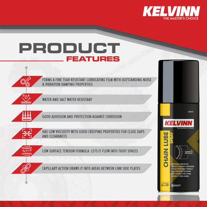 KELVINN Chain Lube Spray (150-500ml)