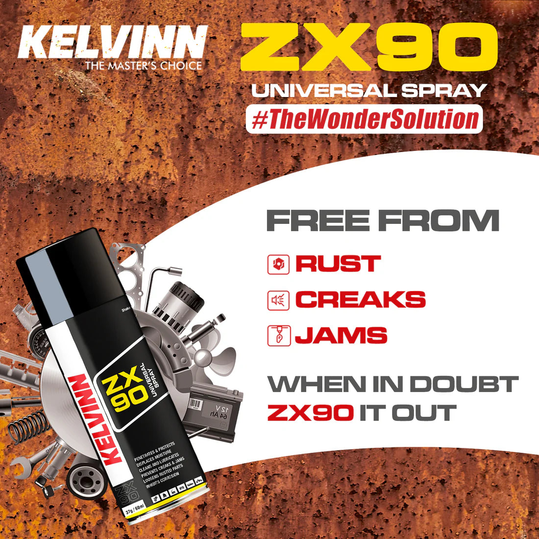 KELVINN ZX90 Universal Spray (60-400ml)