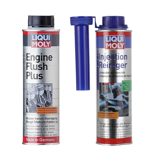 Liqui Moly Combo - Engine Flush (300ml) + Injection Cleaner (300ml) Each