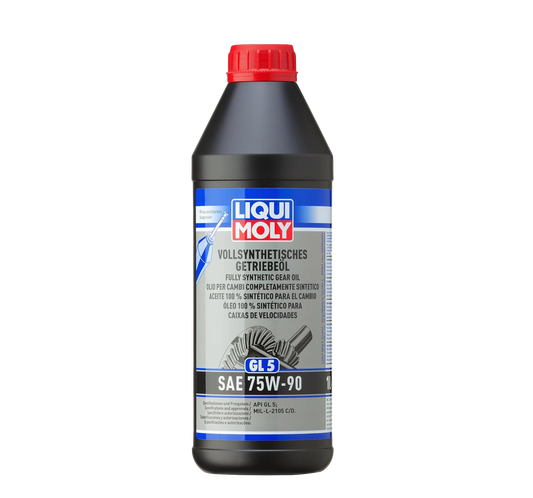 Liqui Moly Fully Synthetic Gear Oil (GL5) SAE 75W-90 (1L)