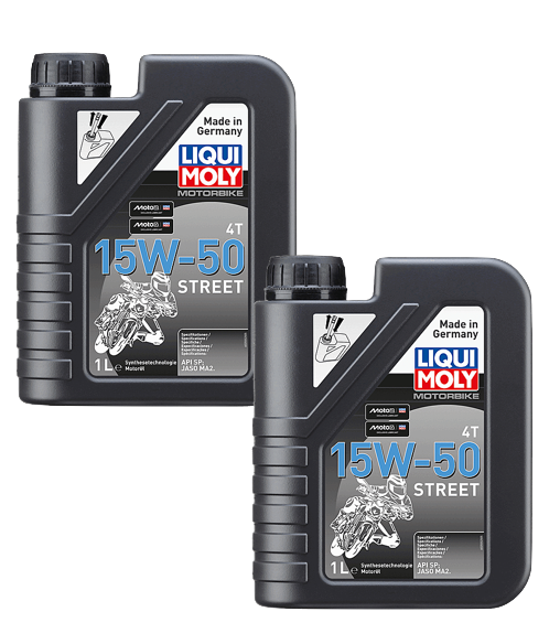 Liqui Moly Motorbike 4T 15W-50 Street Engine Oil (1L)