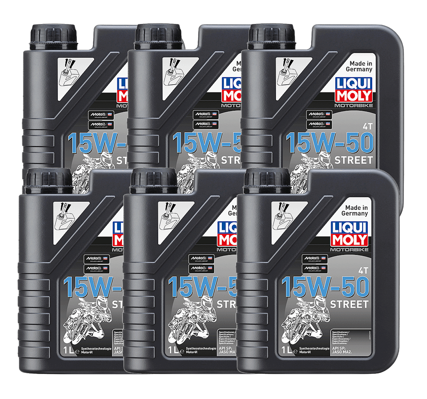 Liqui Moly Motorbike 4T 15W-50 Street Engine Oil (1L)