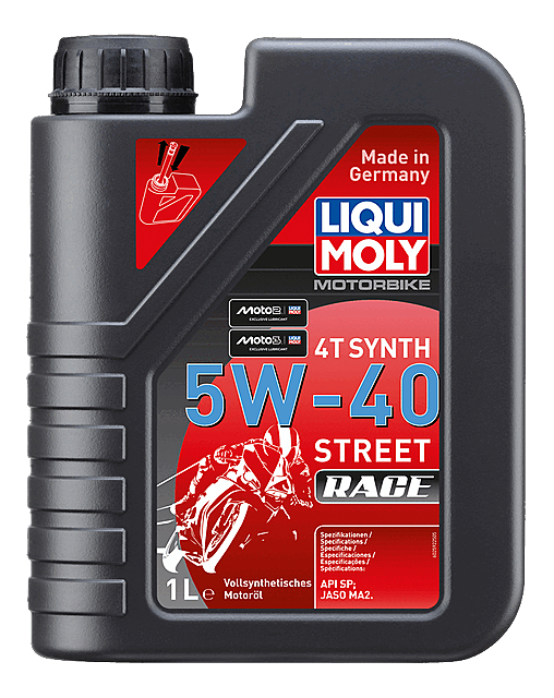 Liqui Moly Motorbike 4T Synth 5W-40 Street Race Engine Oil (1L)