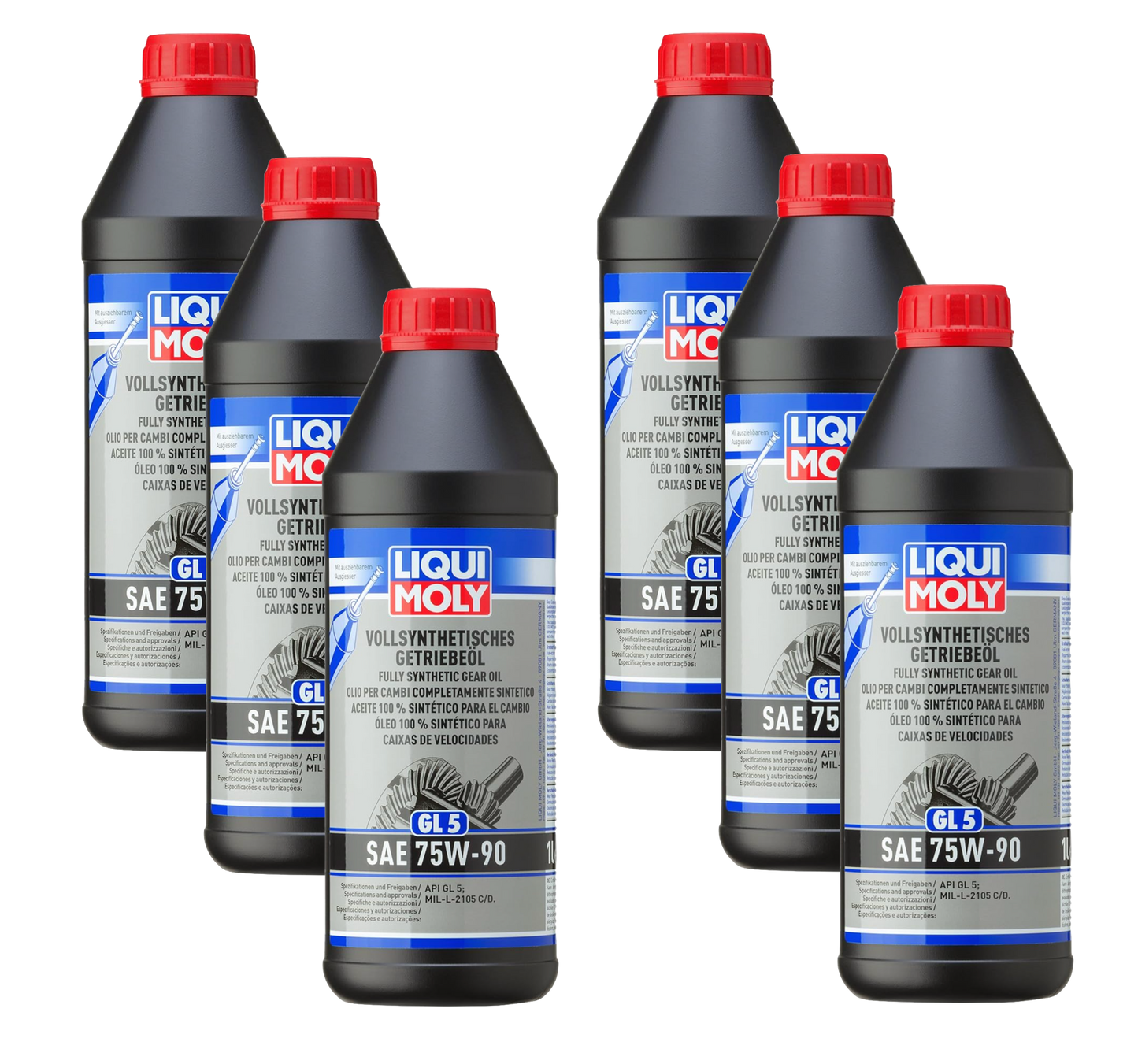 Liqui Moly Fully Synthetic Gear Oil (GL5) SAE 75W-90 (1L)