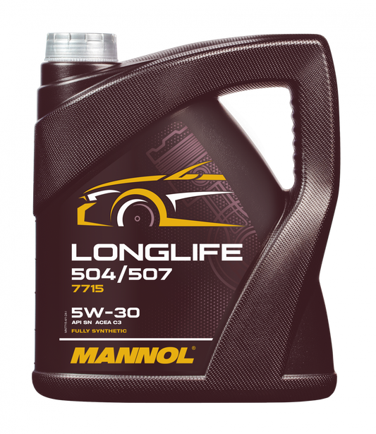MANNOL 7715 Longlife 504/507 5W-30 Engine Oil (4L)