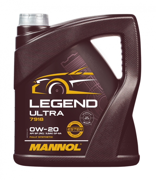 MANNOL 7918 Legend Ultra 0W-20 Engine Oil (4L)