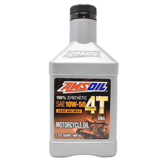 AMSOIL Synthetic 10W-50 4T Perf Motorcycle Oil (946ml)