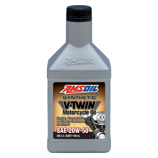 AMSOIL 20W-50 Synthetic Motorcycle Oil (946ml)