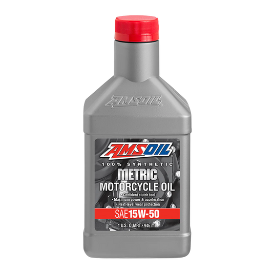 AMSOIL Synthetic 15W-50 Motorcycle Oil (946ml)