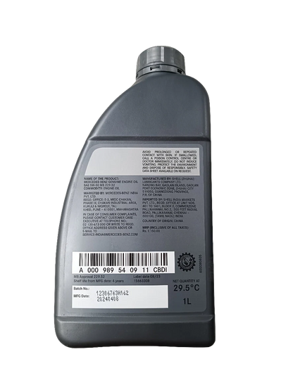 Mercedes-Benz 5W-30 MB 229.52 Genuine Engine Oil (1L)