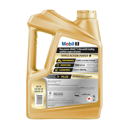 Mobil 1 0W-40 Advanced Full Synthetic Engine Oil (4L)
