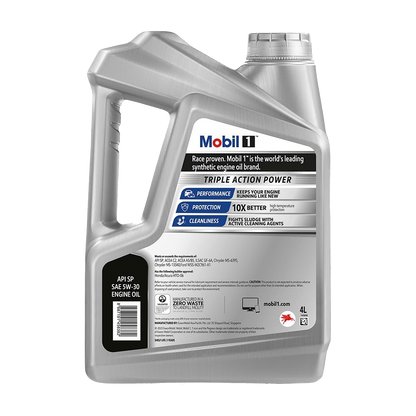 Mobil 1 5W30 Fully Synthetic Engine Oil (4L)