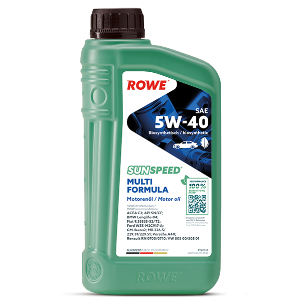 ROWE SUNSPEED MULTI FORMULA SAE 5W-40 (1-5L)
