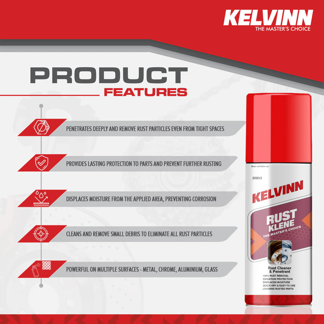 KELVINN Rust Klene (60-500ml)