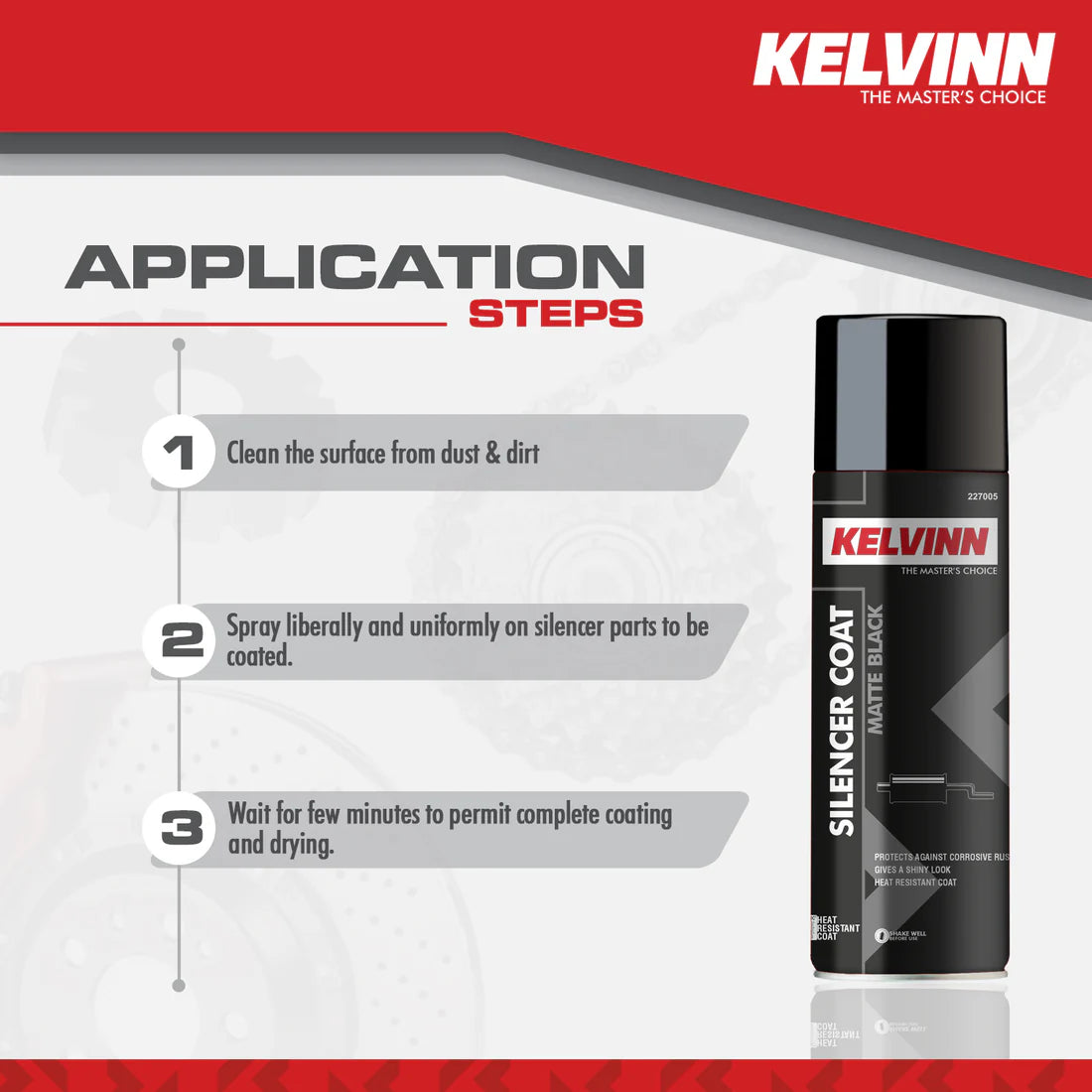 KELVINN Silencer Coating Matte Black (150-400ml)