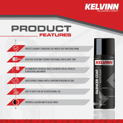 KELVINN Silencer Coating Matte Black (150-400ml)