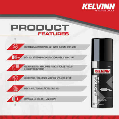 KELVINN Silencer Coating Silver (200-400ml)