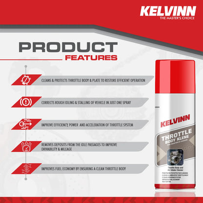 KELVINN Throttle Body & Air Intake Cleaner (100-500ml)