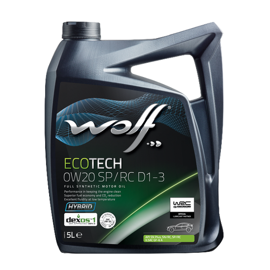 WOLF ECOTECH 0W-20 SP/RC D1-3 (5L)