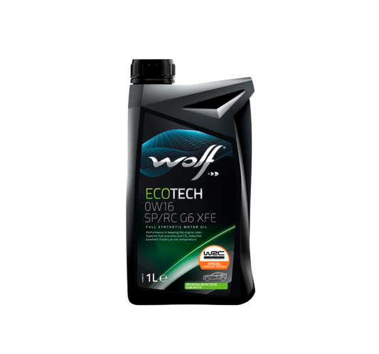 WOLF ECOTECH 0W16 SP/RC G6 XFE (1L)