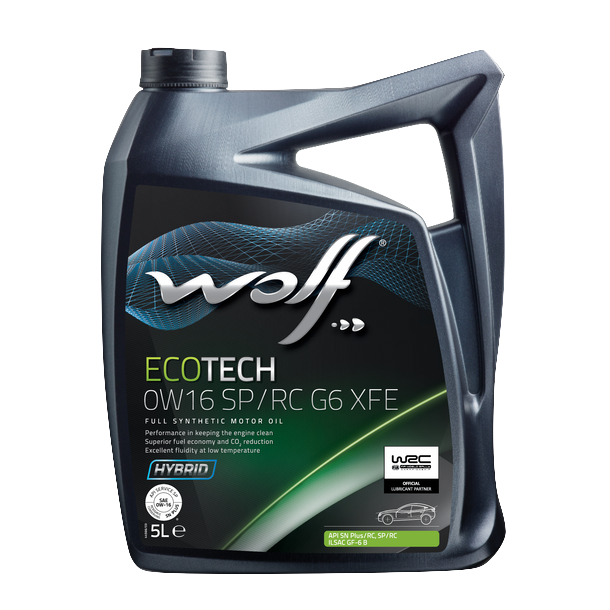 WOLF ECOTECH 0W16 SP/RC G6 XFE (5L)