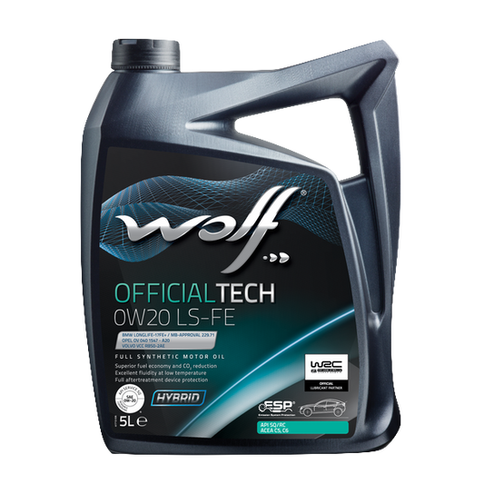WOLF OFFICIALTECH 0W20 LS-FE (5L)