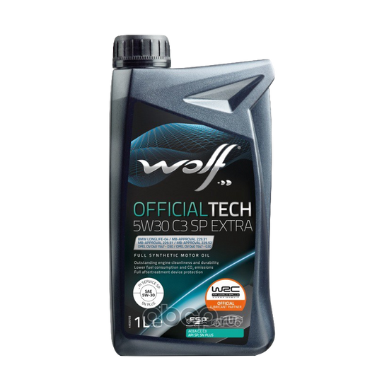 WOLF OFFICIALTECH 5W30 C3 SP EXTRA (1L)
