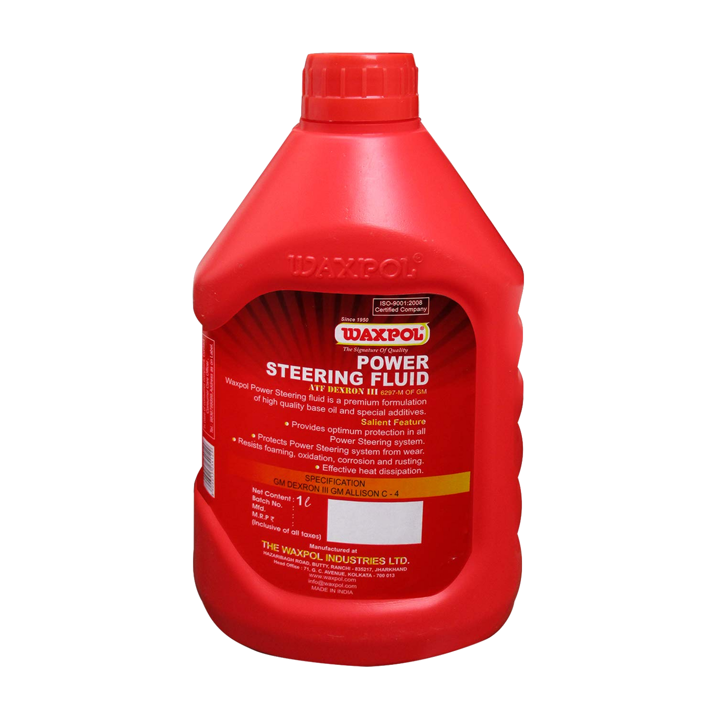Waxpol Power Steering Oil GM Dexron III & Allison C-4 (1L)