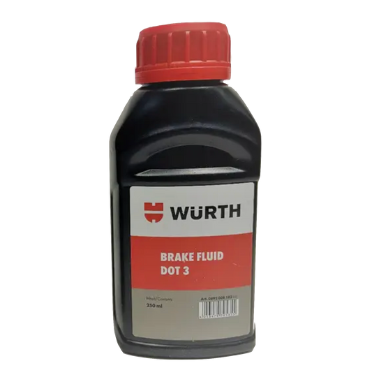 Wurth Brake Fluid Dot 3 (250ml)