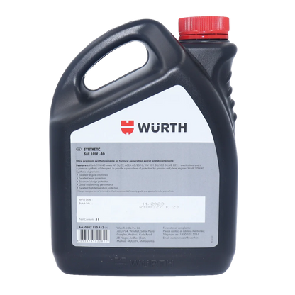 Wurth Fully Synthetic 10W-40 Engine Oil (1-4L)