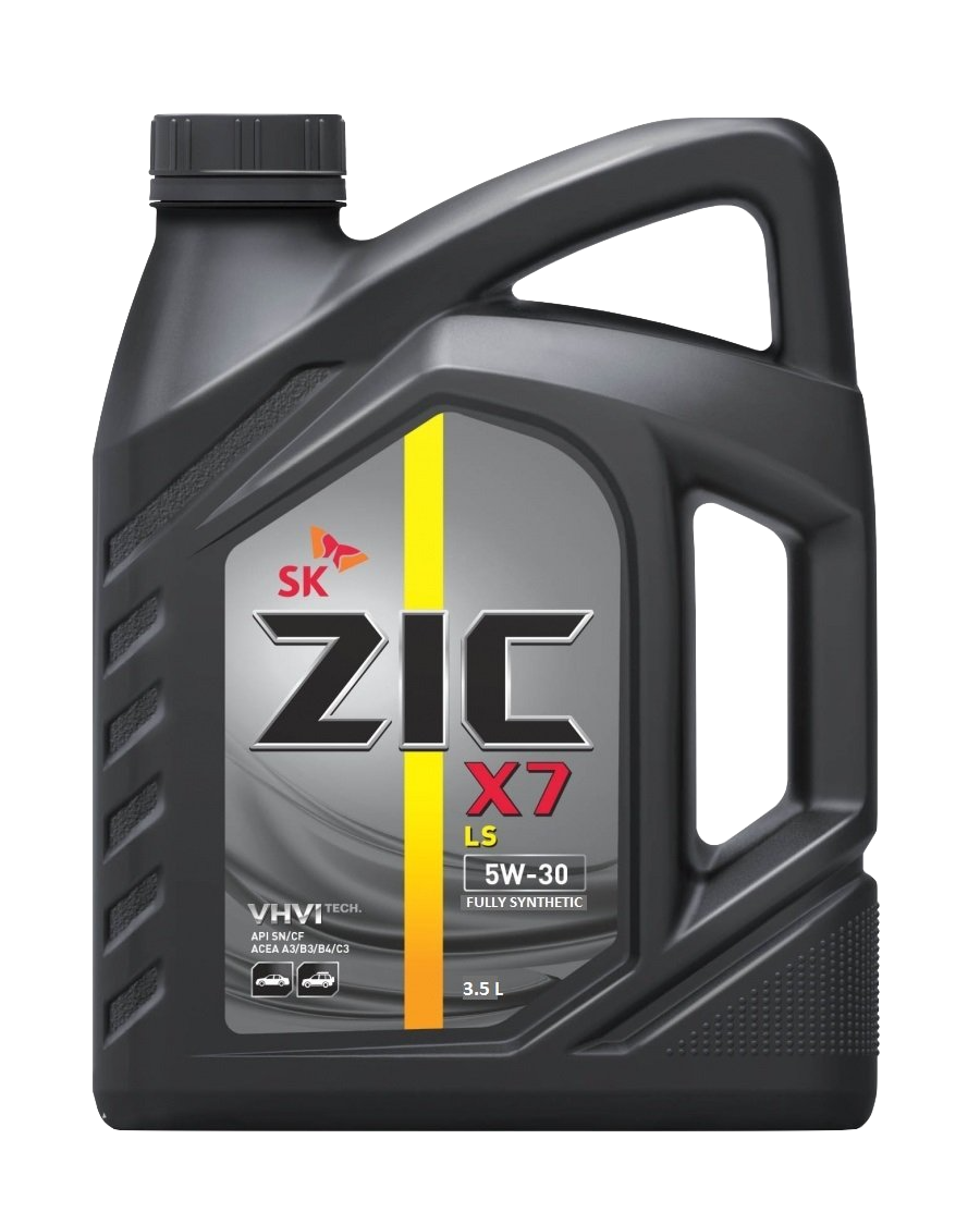 ZIC X7 LS 5W-30 API SN VHVI Technology Fully Synthetic Engine Oil (3.5L)
